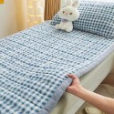 藍白格 寬90cm