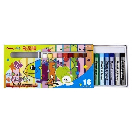 枕頭山 PENTEL 飛龍 PHN9 12色 16色 25色 36色 50色 粉蠟筆 蠟筆-細節圖2
