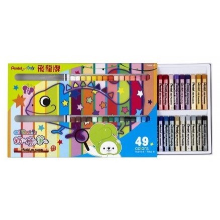枕頭山 PENTEL 飛龍 PHN9 12色 16色 25色 36色 50色 粉蠟筆 蠟筆-細節圖5