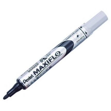 枕頭山 PENTEL 飛龍 MAXIFLO MWL5S 1.5 圓頭 細字 後壓 白板筆-細節圖2