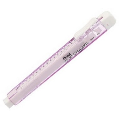 枕頭山 PENTEL 飛龍 ZE81 晶透 透明桿 自動 橡皮擦 橡擦 塑膠擦 擦子-細節圖5