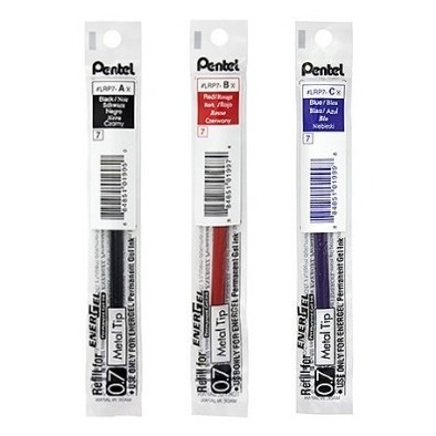 枕頭山 PENTEL 飛龍 LRP 0.5 0.7 砲彈筆頭 耐水 極速 鋼珠筆 筆芯 替芯-細節圖5