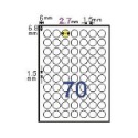 &尺寸齊全& 透明 鐳射 噴墨 影印 標籤 標籤紙 電腦標籤紙 列印標籤 透明貼紙 透明標籤 圖片保護 作品保護 10F-規格圖8