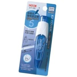 枕o COX 三燕 CT-106 CT-105 CT-104 按壓式環保修正帶 修正帶 立可帶 正帶 內帶 15F-細節圖2