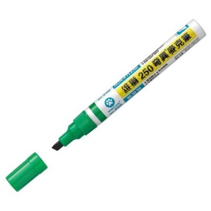 枕頭山 SIMBALION 雄獅 250-8C 5.0 8入 斜頭 速乾 奇異筆 麥克筆 油性筆-細節圖7