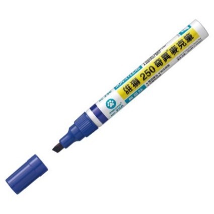 枕頭山 SIMBALION 雄獅 250-8C 5.0 8入 斜頭 速乾 奇異筆 麥克筆 油性筆-細節圖8