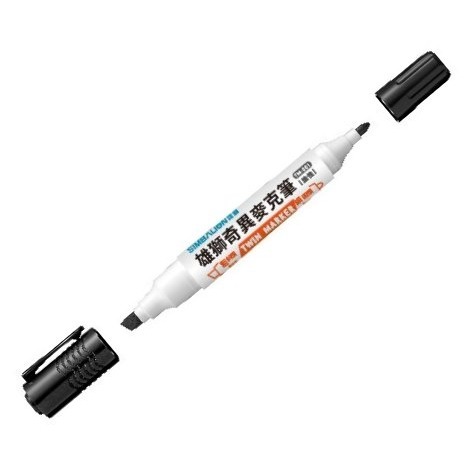 枕頭山 SIMBALION 雄獅 TM-001 2.0 6.0 圓頭 斜頭 雙頭 奇異筆 麥克筆 油性筆-細節圖2