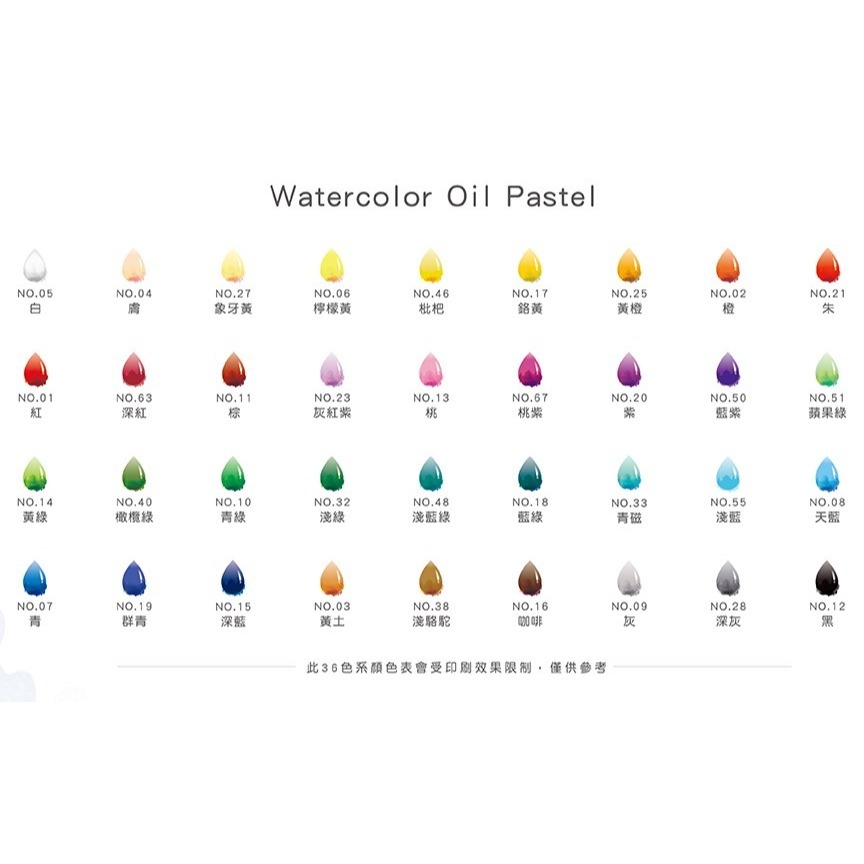 枕頭山 SIMBALION 雄獅 WO 24色 36色 水溶性 油畫棒-細節圖3