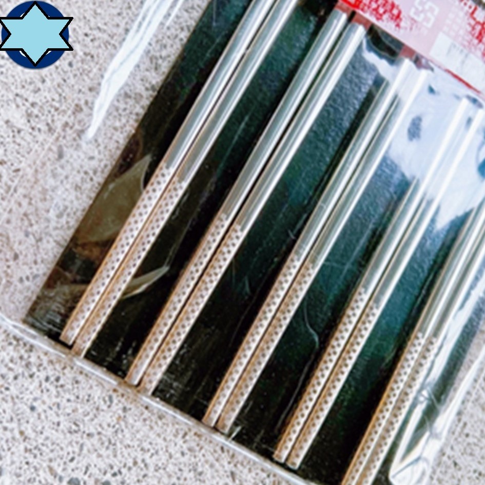 枕頭山 筷子 鋼之典 316不鏽鋼 方型筷 5雙入 鐵筷 不鏽鋼筷 不鏽鋼餐具 4F-細節圖3
