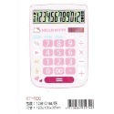 枕頭山 @款式齊全@ E-MORE 12位數 HELLO KITTY 凱蒂貓 雙子星 雙電源 粉彩 計算機 4F-規格圖5