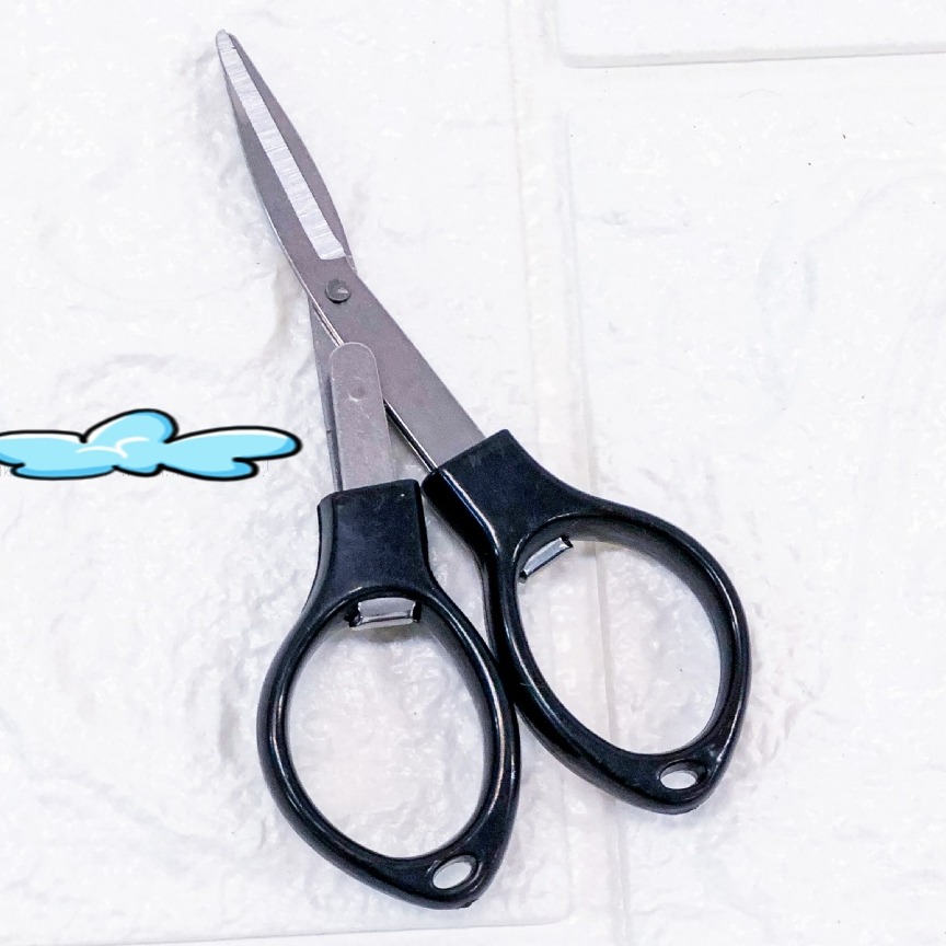 枕頭山 KC-1268B 塑柄 隨身 輕便 旅行剪 萬用剪 剪刀 17F-細節圖2