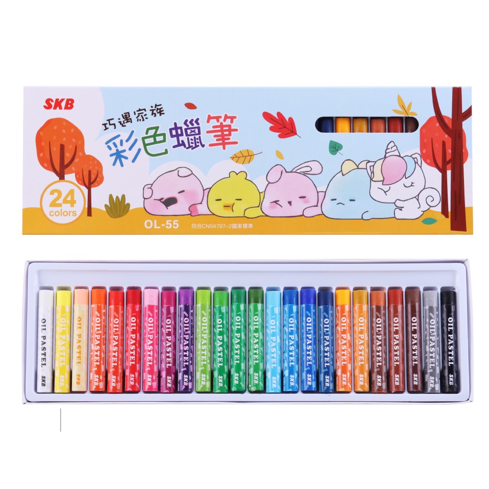 枕頭山 OL 12色 16色 24色 彩色 蠟筆 畫筆-細節圖3