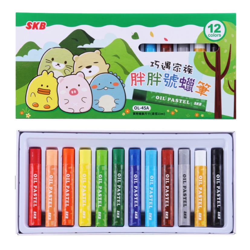 枕頭山 OL 12色 16色 24色 彩色 蠟筆 畫筆-細節圖4