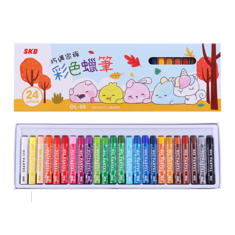 枕頭山 OL 12色 16色 24色 彩色 蠟筆 畫筆-規格圖5