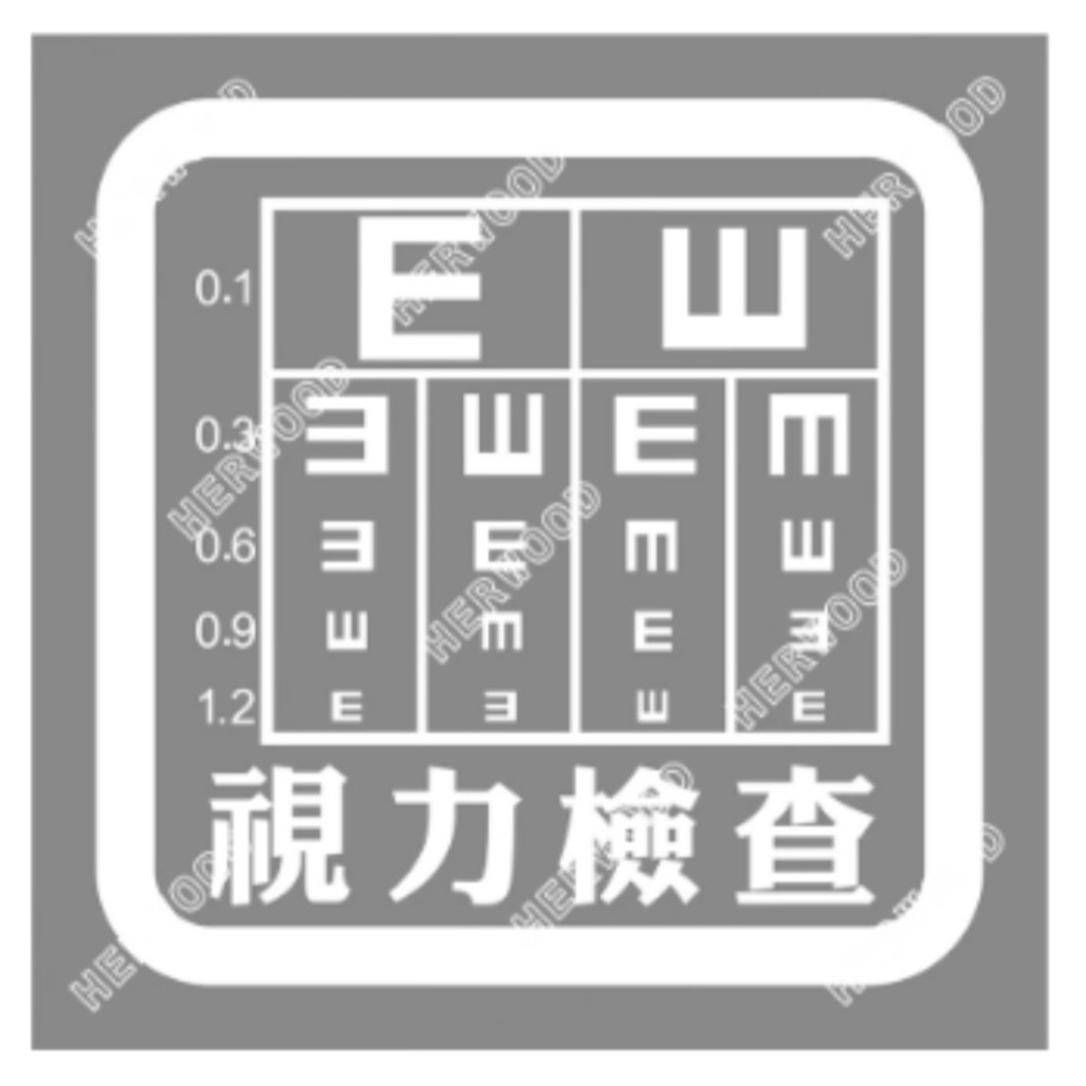 枕頭山 SB0 內有惡犬 禁止奧客 視力檢查 極度邊緣 居家 辦公室 店面 玻璃 白墨 透明 告示 裝飾 貼紙-細節圖3