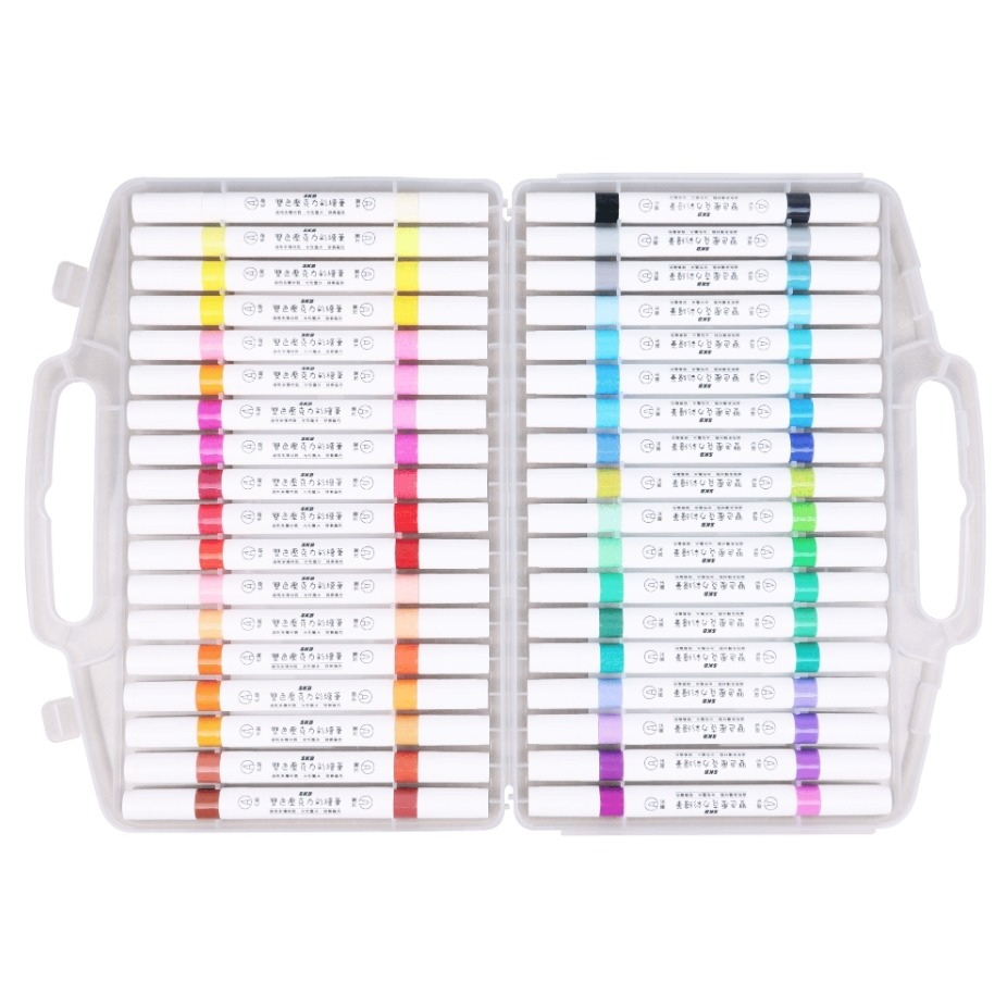 枕頭山 SKB AC 12色 24色 36色 雙色 雙頭 壓克力 彩繪筆 彩色筆 畫筆-規格圖9