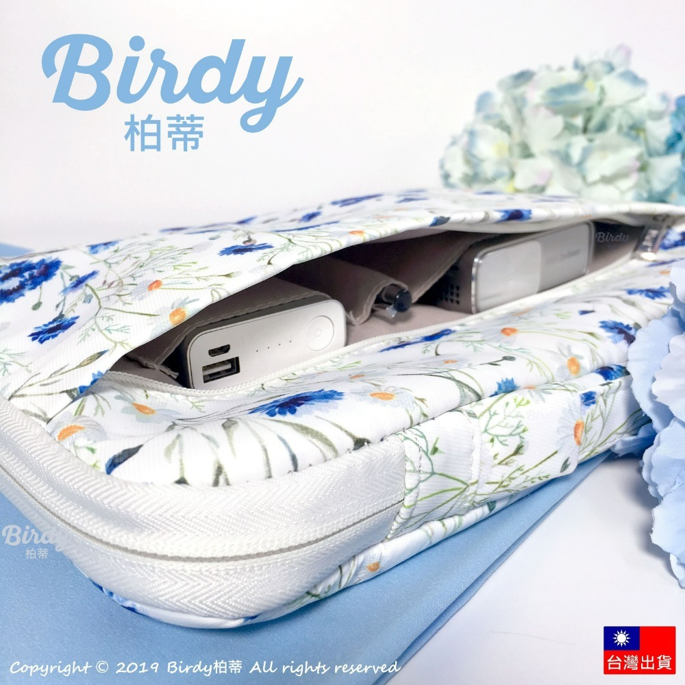 ⭐BIRDY柏蒂｜極厚360度防撞手提筆電包 Mac抗震晨曦藍花 12吋13吋內膽包 14吋15吋碎花防潑水筆電包-細節圖6