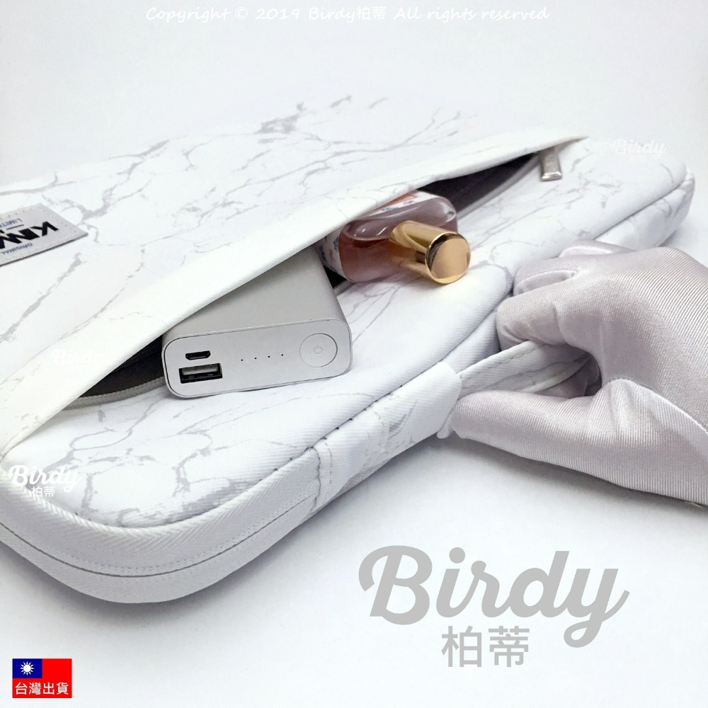 ⭐BIRDY柏蒂｜極厚360度防潑水手提筆電包 大理石紋Macbook 13吋內膽包 14吋15吋抗震電腦包 筆電套-細節圖6