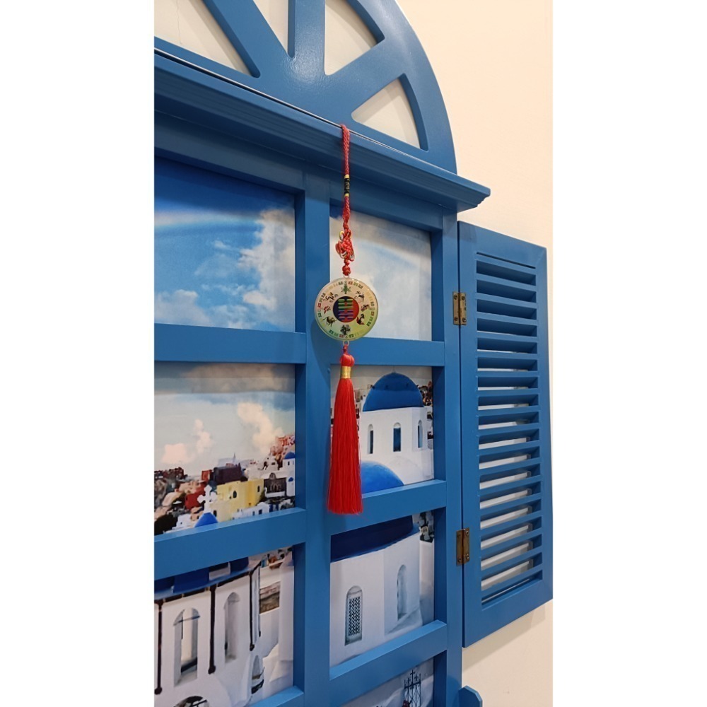 量子能量再升級 萬用銅板化煞能量吊飾『澤天夬+雷水解雙面卦』機車吊掛避車關超給力-細節圖4