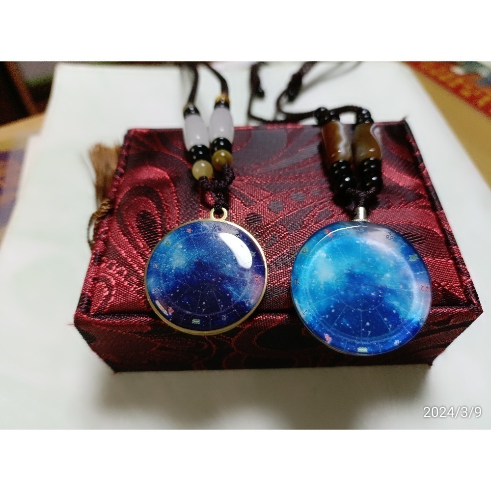 【大得志能量館】『九大行星+星空盤 雙面能量項鍊』 升級內崁量子晶片 能量更勝一籌-細節圖3