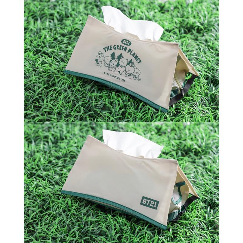 全新「BT21」露營趣帳篷造型面紙套-細節圖2