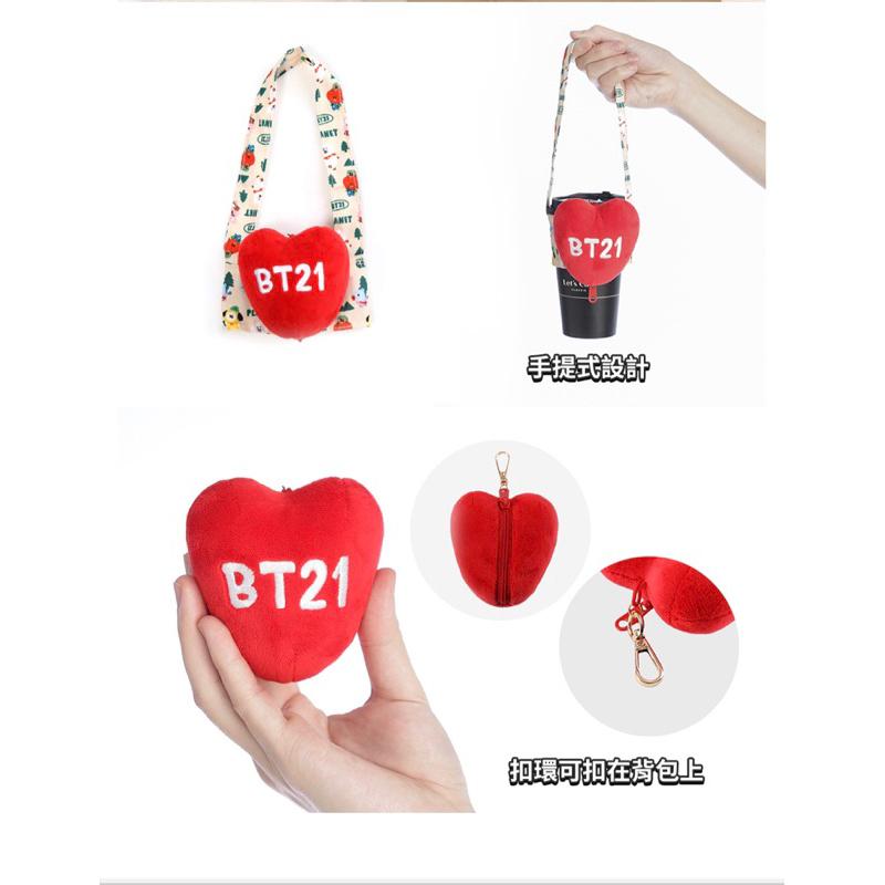 全新「BT21」愛的收納飲料袋-細節圖2