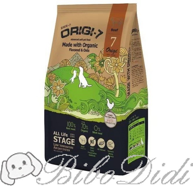 毛球寵物 韓國 ORIGI-7 頂級有機軟飼料 有機雙認證 牛肉 羊肉 鴨肉 鮭魚 6kg大包加碼送零食一包-細節圖3