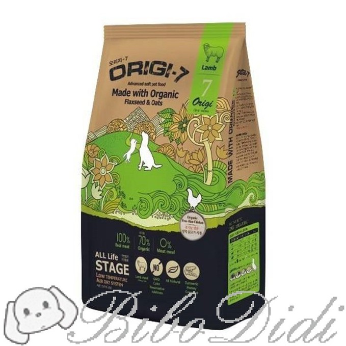 毛球寵物 韓國 ORIGI-7 頂級有機軟飼料 有機雙認證 牛肉 羊肉 鴨肉 鮭魚 6kg大包加碼送零食一包-細節圖4