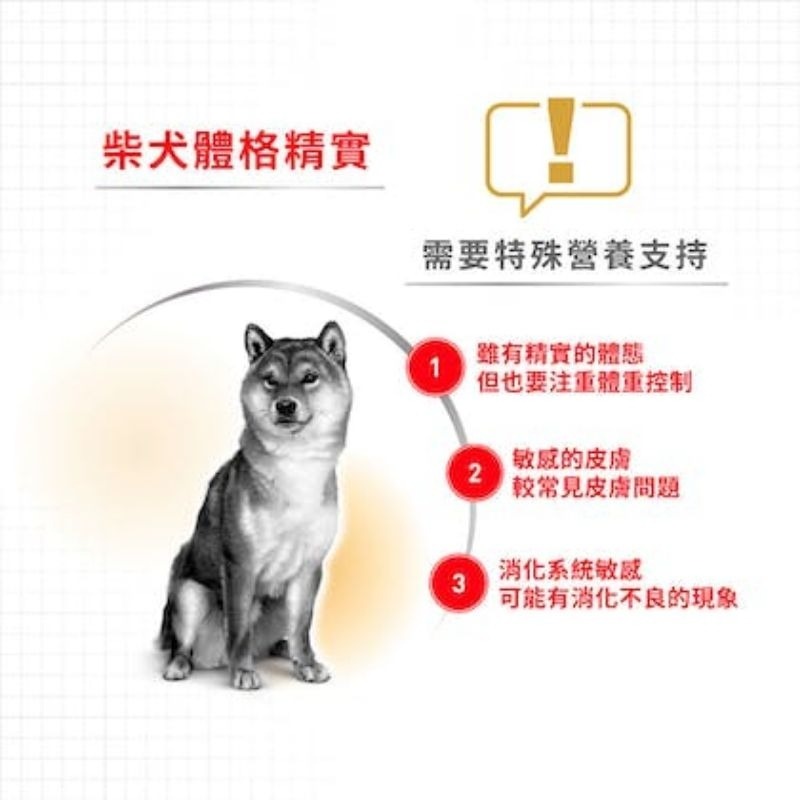 毛球寵物 法國皇家 S26 柴犬成犬專用乾糧 柴犬專用 成犬 飼料 乾糧-4公斤-細節圖3