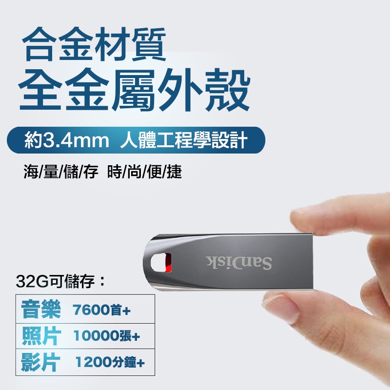 金屬外殼便捷隨身碟 2G/4G/8G/16G/32G/64G/128G 高速隨身碟 USB2.0｜客製化免費打樣機-細節圖2