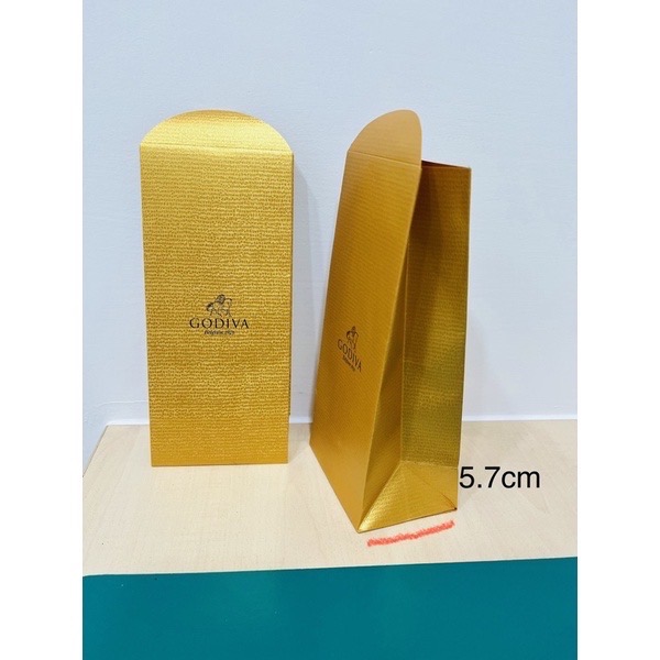 全新 GODIVA 金色精緻包裝袋-細節圖2