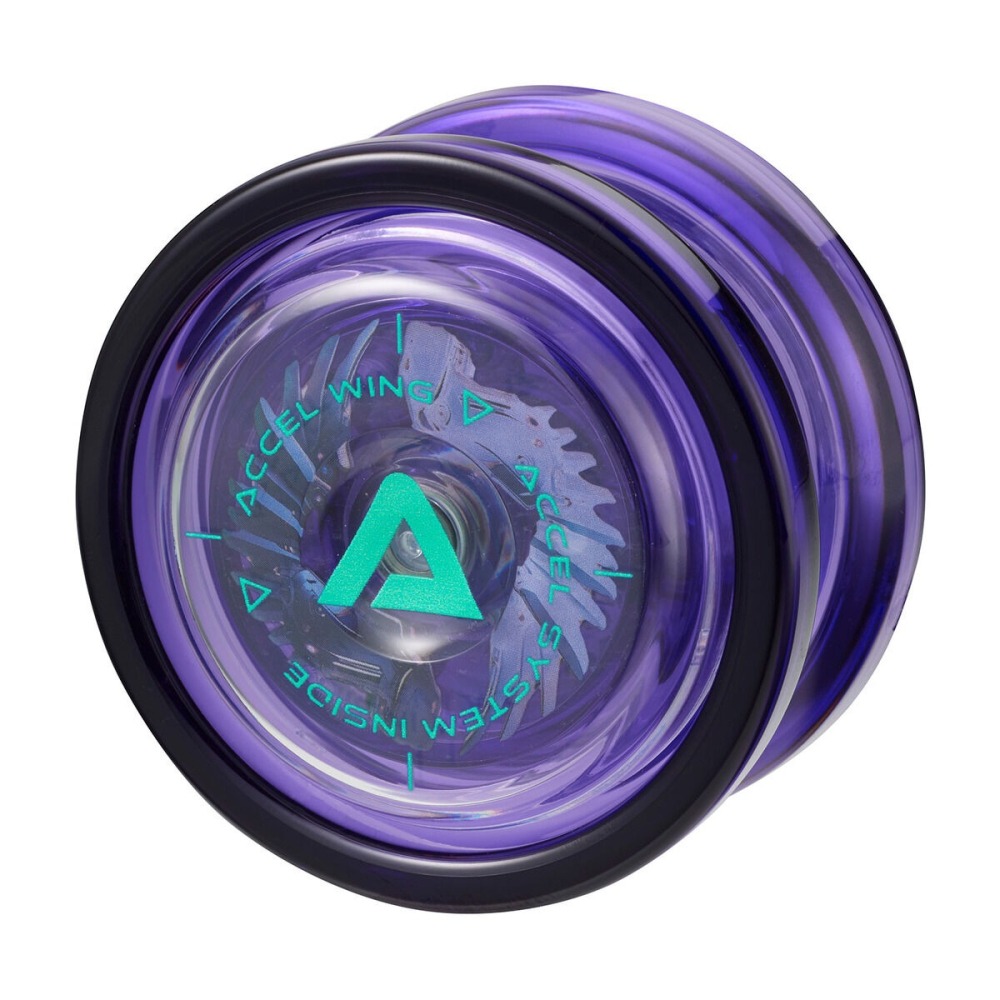 全新現貨 萬代 Bandai Hyper Yoyo Accel 羽翼科技紫 溜溜球-細節圖2