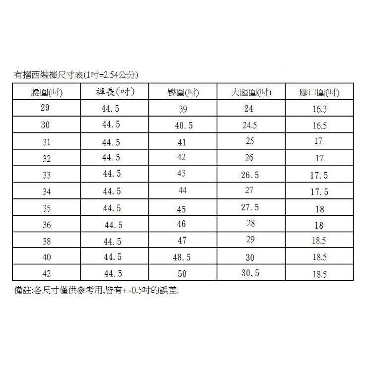 <男飾甄褲> 竹炭中厚 防皺免燙 打摺高腰直筒西裝褲 黑色,深藍色 30~46吋 免費修改褲長-細節圖5