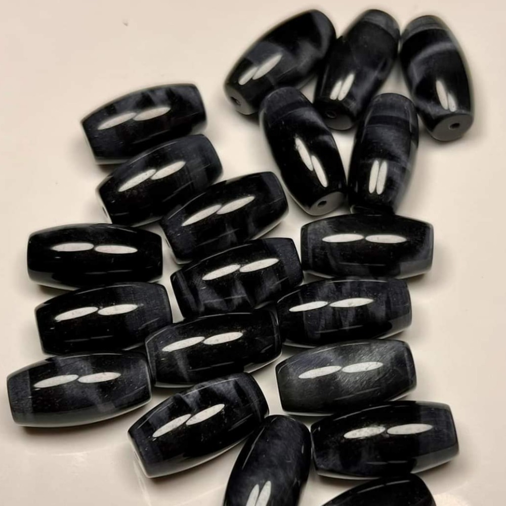 ⚡天然藍虎眼 加速完成化病排毒激發勇氣積極進取 情人節父親節母親節慶生日紀念送禮 藍虎眼桶珠手珠手鏈手串手排項鍊吊墜子鎖-細節圖2