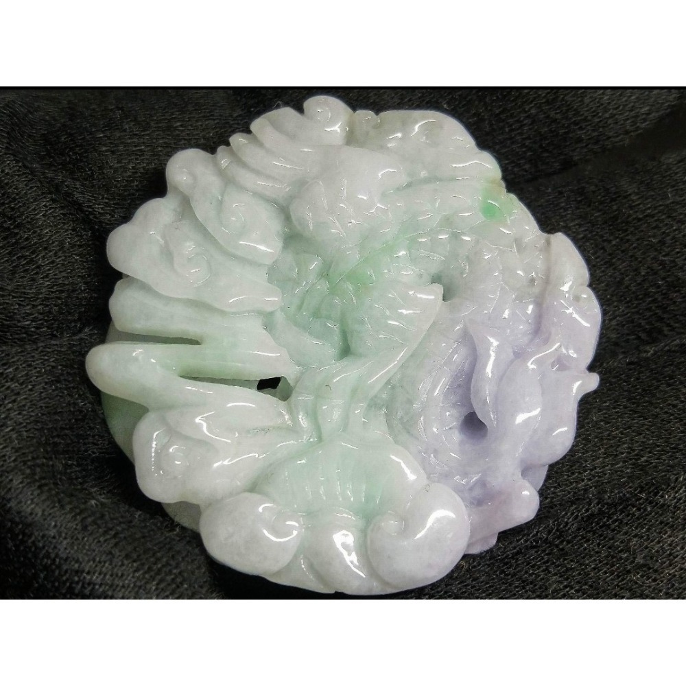 🐉天然翡翠子辰牌 望子成龍生意興隆招財進寶子孫滿堂 情人節母親節父親節慶生日送禮成人紀念收藏 玉龍鼠項鍊吊墜玉牌玉墜玉-細節圖4