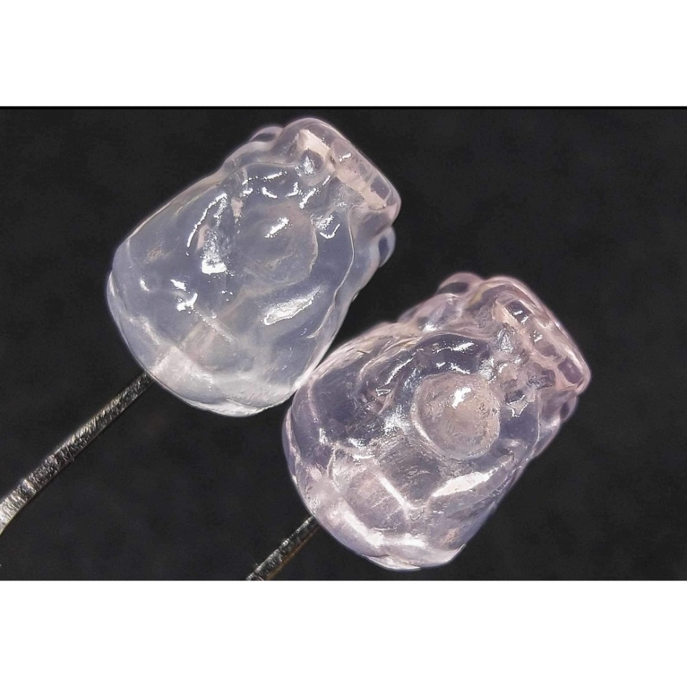 🐉天然粉晶龍亀 人緣事業姻緣心輪心肺柔和緩解 情人節母親節兒童節慶生日禮物 龍亀手鏈手珠手串手排項鍊吊墜鎖骨墜耳環耳墜-細節圖4