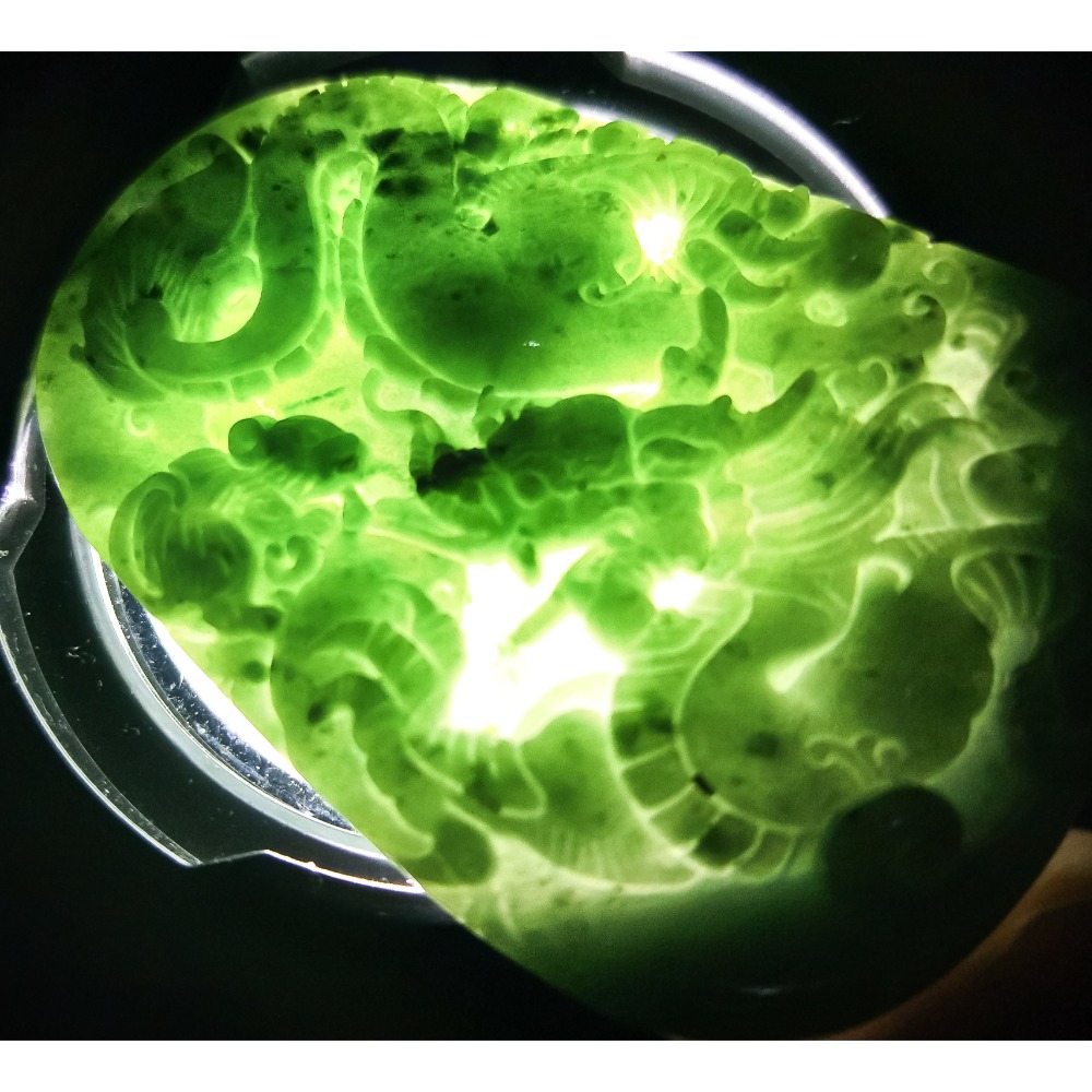 🐉天然翡翠子辰牌 望子成龍生意興隆招財進寶子孫滿堂 情人節母親節父親節慶生日送禮收藏玉龍玉鼠龍鼠牌項鍊吊墜子擺件玉牌玉-細節圖5