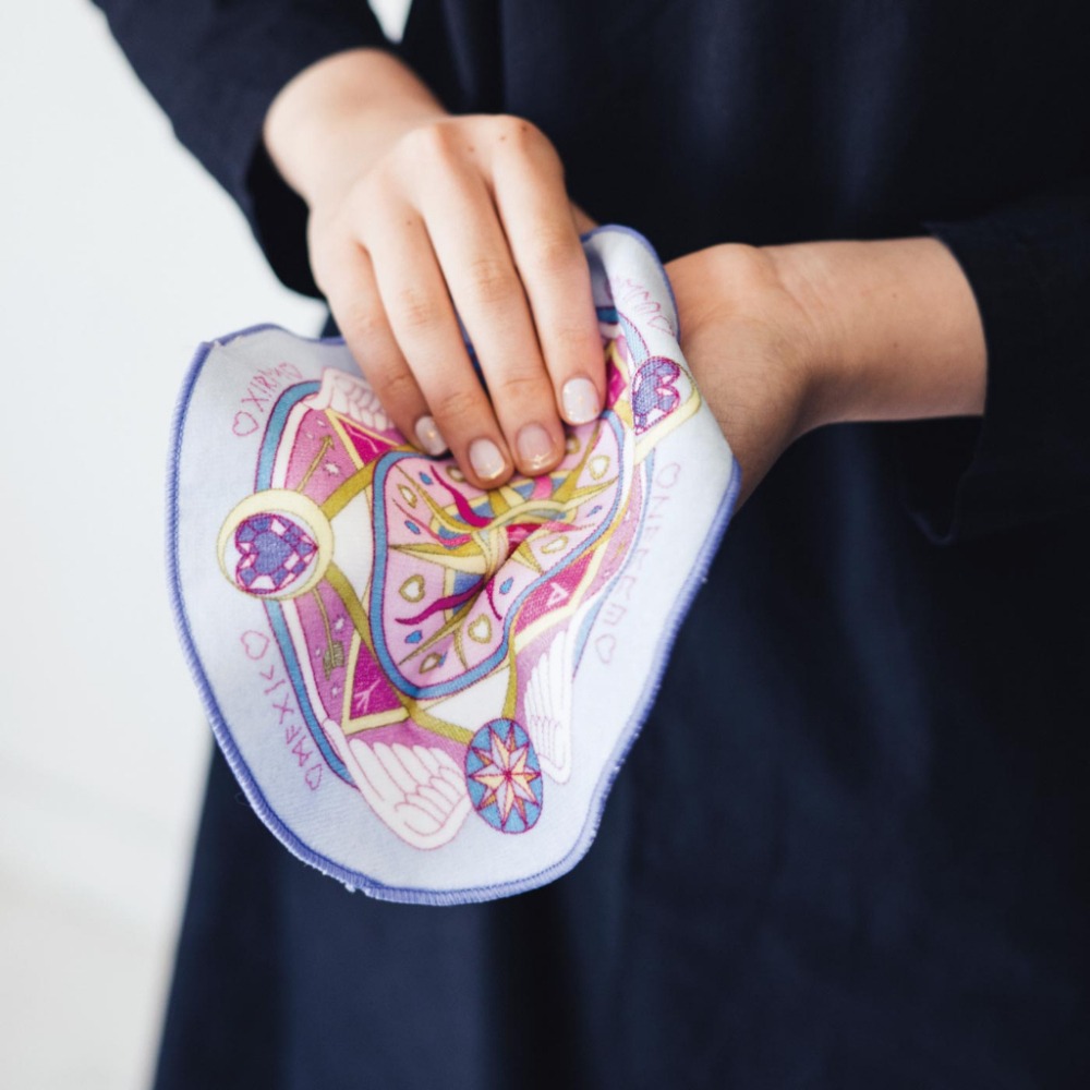 【現貨】FELISSIMO×魔法部 隨身攜帶的勇氣 魔法陣 純棉手帕 手巾 小毛巾♡萌獸動物園♡-細節圖4