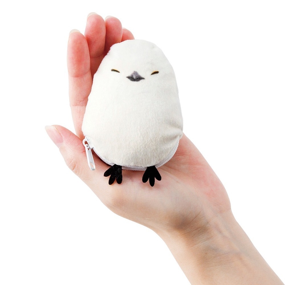 【現貨】FELISSIMO×YOU+MORE 銀喉長尾山雀 伸縮鑰匙包 吊飾 交換禮物 北海道精靈♡萌獸動物園♡-細節圖6