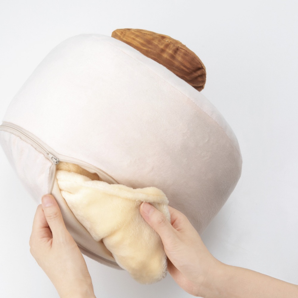 【現貨】FELISSIMO×YOU+MORE 融化BONBON巧克力 絨毛毯 兩用抱枕♡萌獸動物園♡-細節圖3