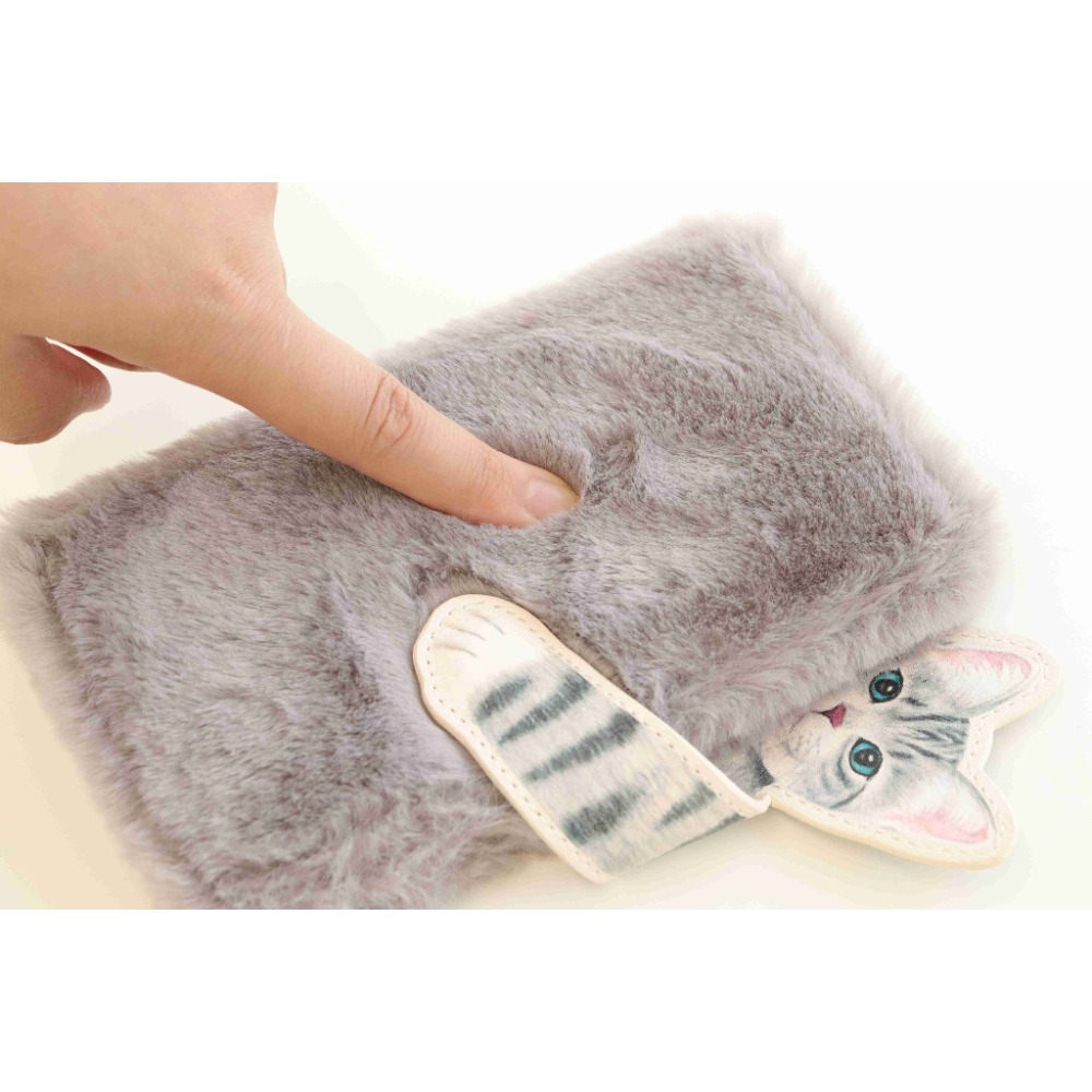 【現貨】FELISSIMO×YOU+MORE×貓部 撒嬌貓咪毛茸茸手機保護套 手機殼 虎斑貓 三毛貓♡萌獸動物園♡-細節圖5