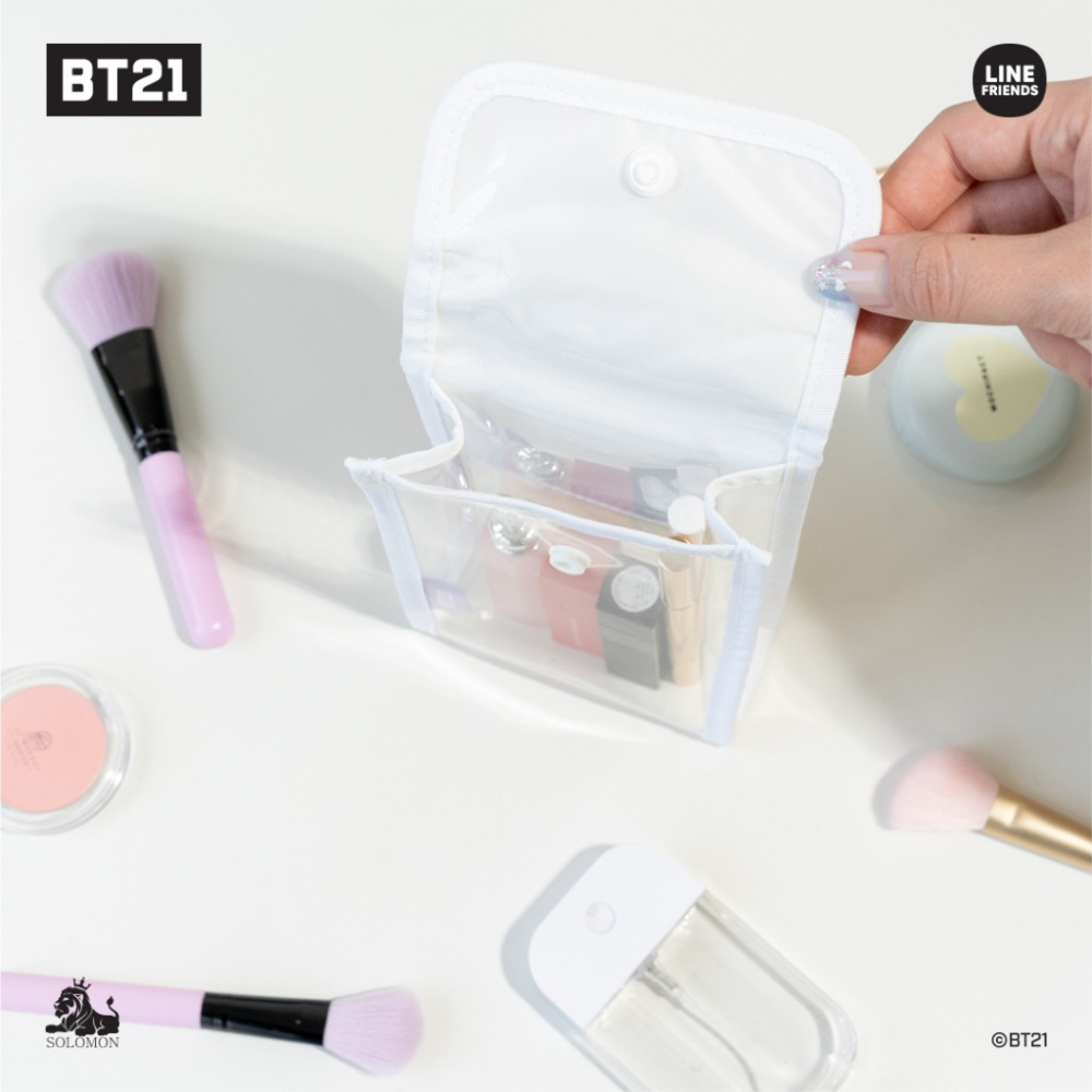 【現貨】BT21 minini PVC 斜背透明手機袋 斜揹包 肩背包 痛包 曬娃包 BTS防彈少年團♡萌獸動物園♡-細節圖6