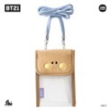 【現貨】BT21 minini PVC 斜背透明手機袋 斜揹包 肩背包 痛包 曬娃包 BTS防彈少年團♡萌獸動物園♡-規格圖9