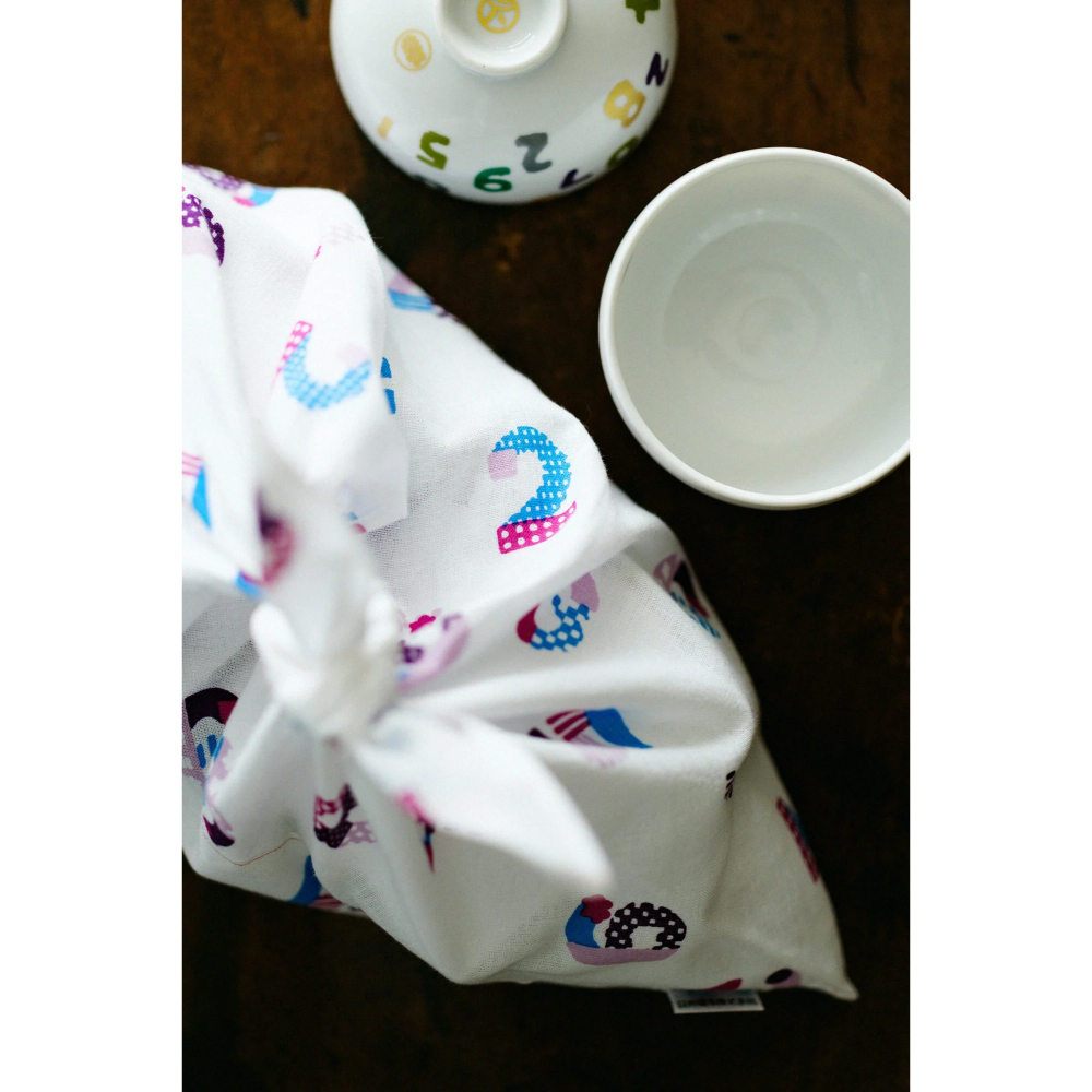 【預購】SOU SOU 期間限定 20週年紀念十數小巾折 茶碗套組♡萌獸動物園♡-細節圖3