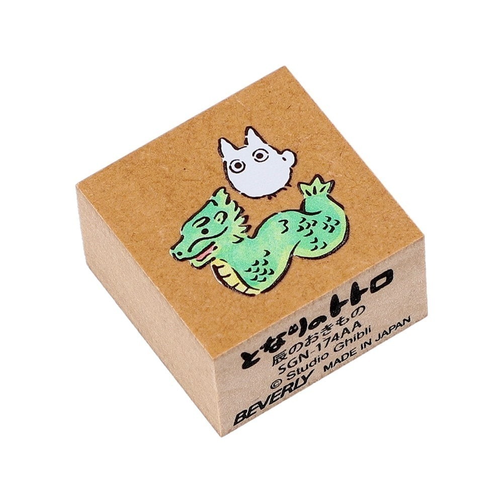 【正版現貨】橡子共和國 2024龍年龍貓日式印章 宮崎駿 吉卜力 賀年卡 手帳裝飾 日本製♡萌獸動物園♡-細節圖3