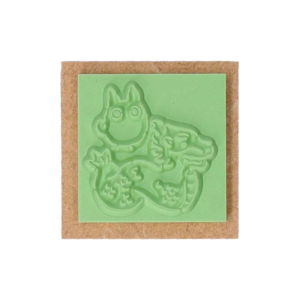 【正版現貨】橡子共和國 2024龍年龍貓日式印章 宮崎駿 吉卜力 賀年卡 手帳裝飾 日本製♡萌獸動物園♡-細節圖4