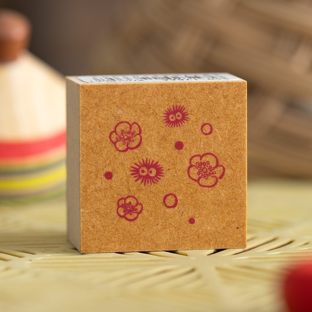 【正版現貨】橡子共和國 2024龍年龍貓日式印章 宮崎駿 吉卜力 賀年卡 手帳裝飾 日本製♡萌獸動物園♡-細節圖8