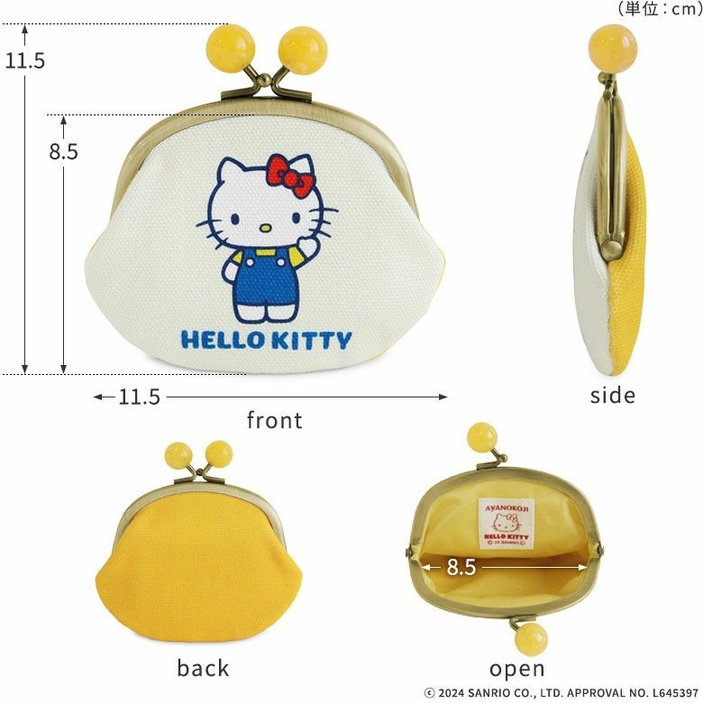 【現貨】Ayanokoji×Hello Kitty 京都綾小路復古風零錢包 口金包 凱蒂貓 三麗鷗♡萌獸動物園♡-細節圖4