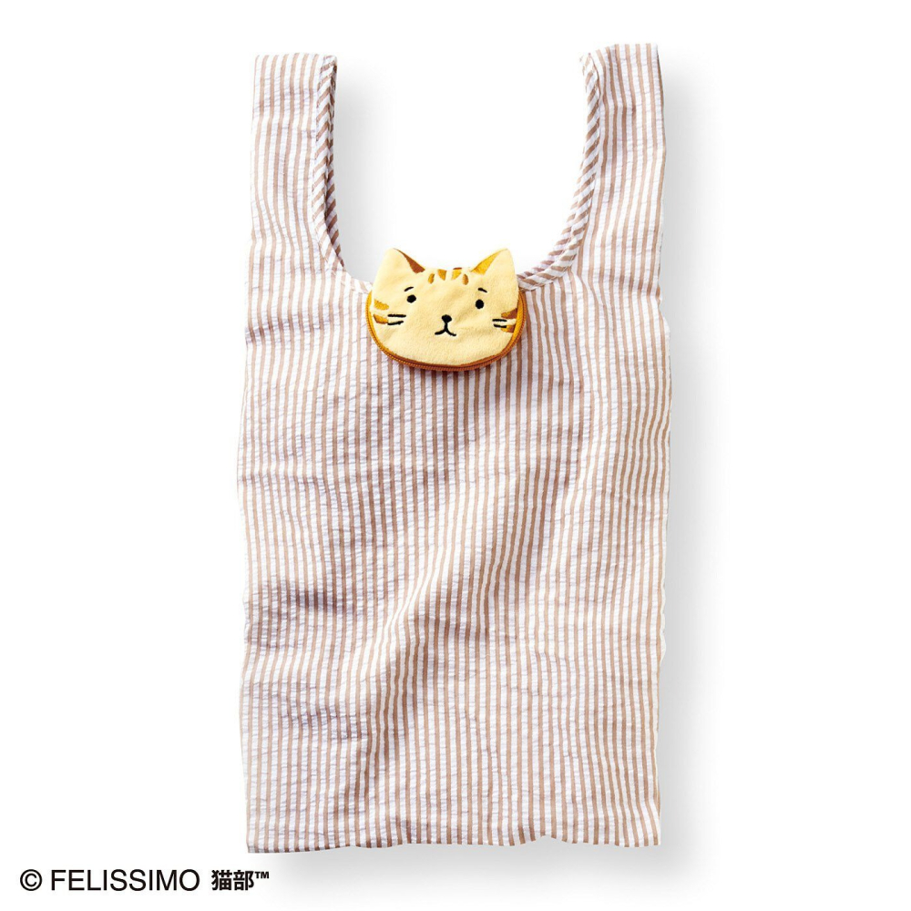 【現貨】FELISSIMO×貓部 貓咪可收納環保袋 購物袋 買菜袋 三花 賓士 虎斑♡萌獸動物園♡-細節圖5