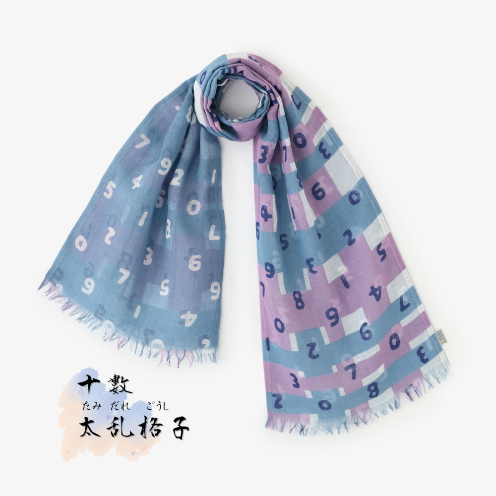 【預購】SOUSOU 棉麻混紡雙面圍巾 兩用圍巾 空調披肩 圍脖 絲巾♡萌獸動物園♡-規格圖11